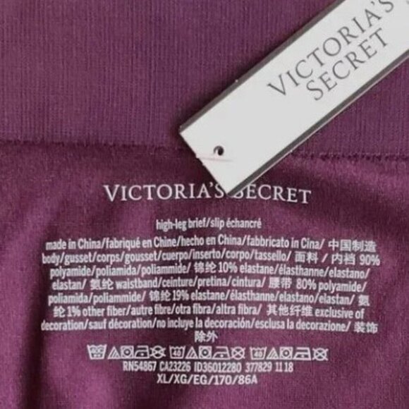 VICTORIA’S SECRET HIGH-LEG BRIEF PANTIES XL - Picture 4 of 4